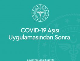 COVID-19 Aşısı Uygulamasından Sonra #COVID19Aşısı
