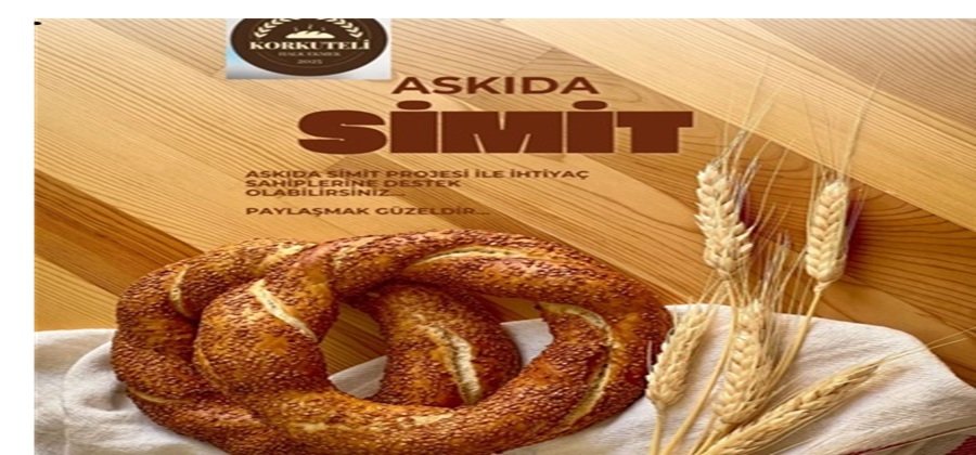 Korkuteli Belediyesinden “ Askıda Simit”