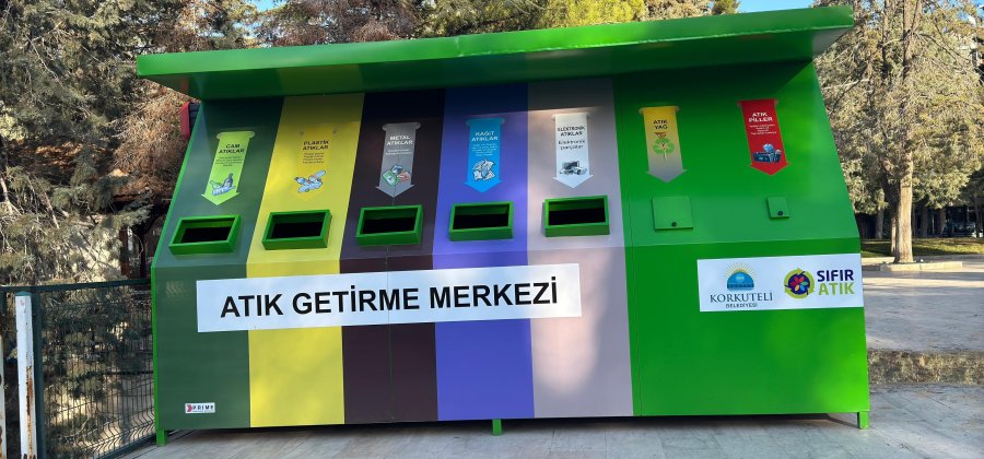 Korkuteli Belediyesi'nden Çevre Dostu 'Mobil Atık Getirme Merkezi'