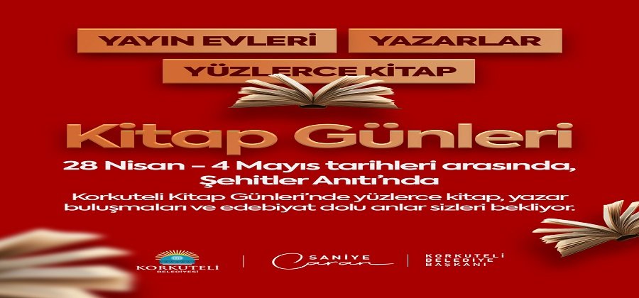 Korkuteli Belediyesi’nden Kitap Dolu Bir Hafta: Kitap Günleri Başlıyor