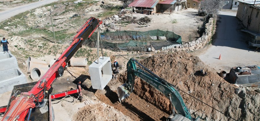 Korkuteli Belediyesi’nden Küçükköy’de Alt Yapı Çalışması