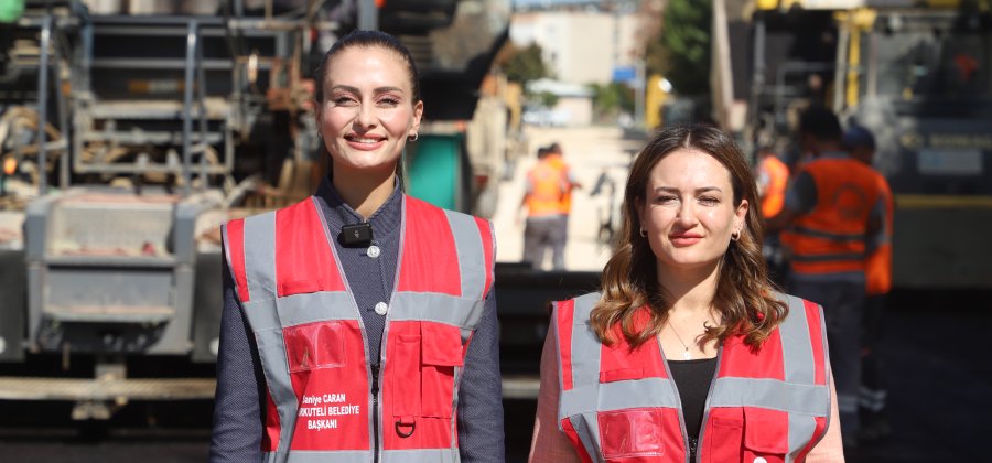 Korkuteli’nde Sıcak Asfalt Çalışmaları Başladı