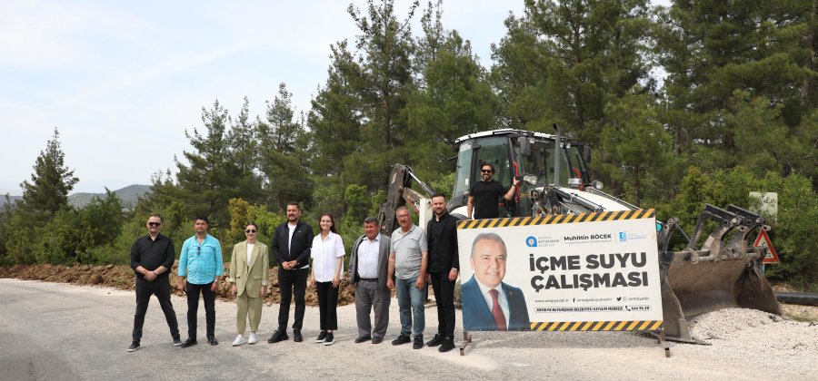 Saniye Başkan, Güzle Mahallesi’ndeki İçme Suyu Çalışmalarını İnceledi